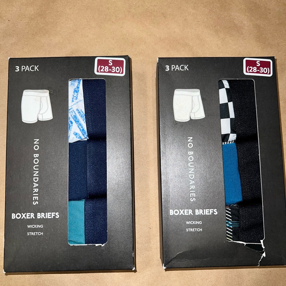 MENS BOXER BRIEFS SIZE SM